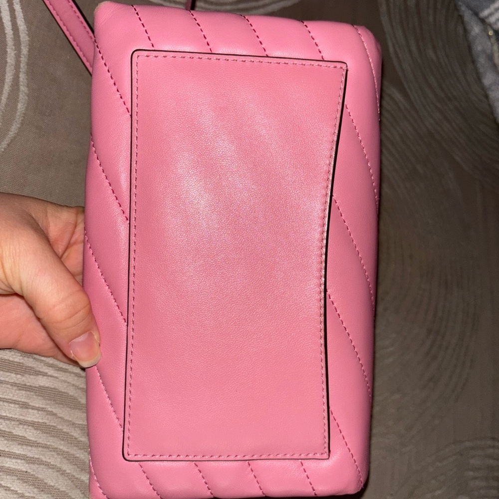 Tory Burch Pink Kira Chevron Crossbody Bag - Picture 7 of 11